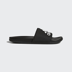 Adidas Adilette Cloudfoam Plus Logo Női Akciós Cipők - Fekete [D15325]